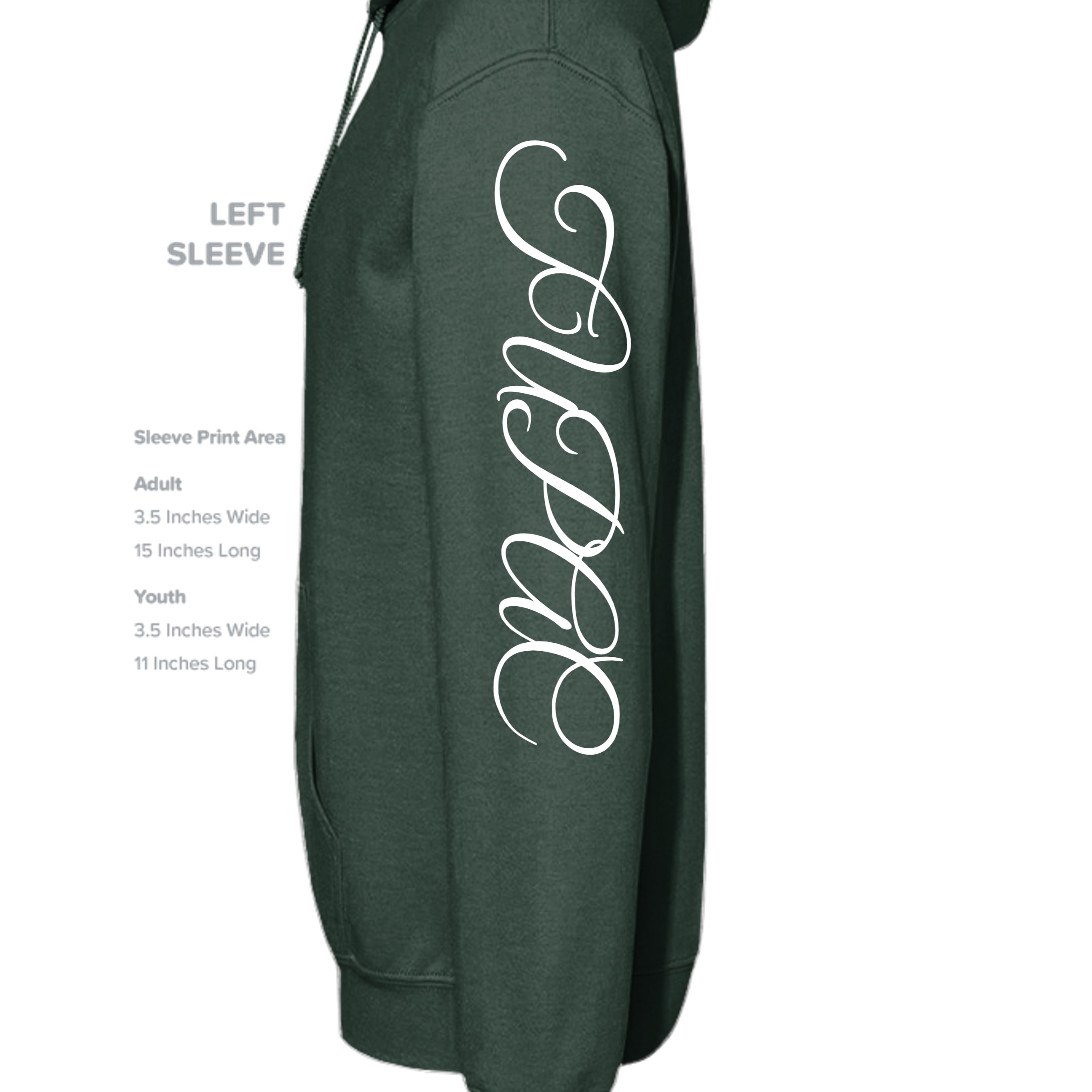 FOREST GREEN - 9303 - SLEEVE_LEFT