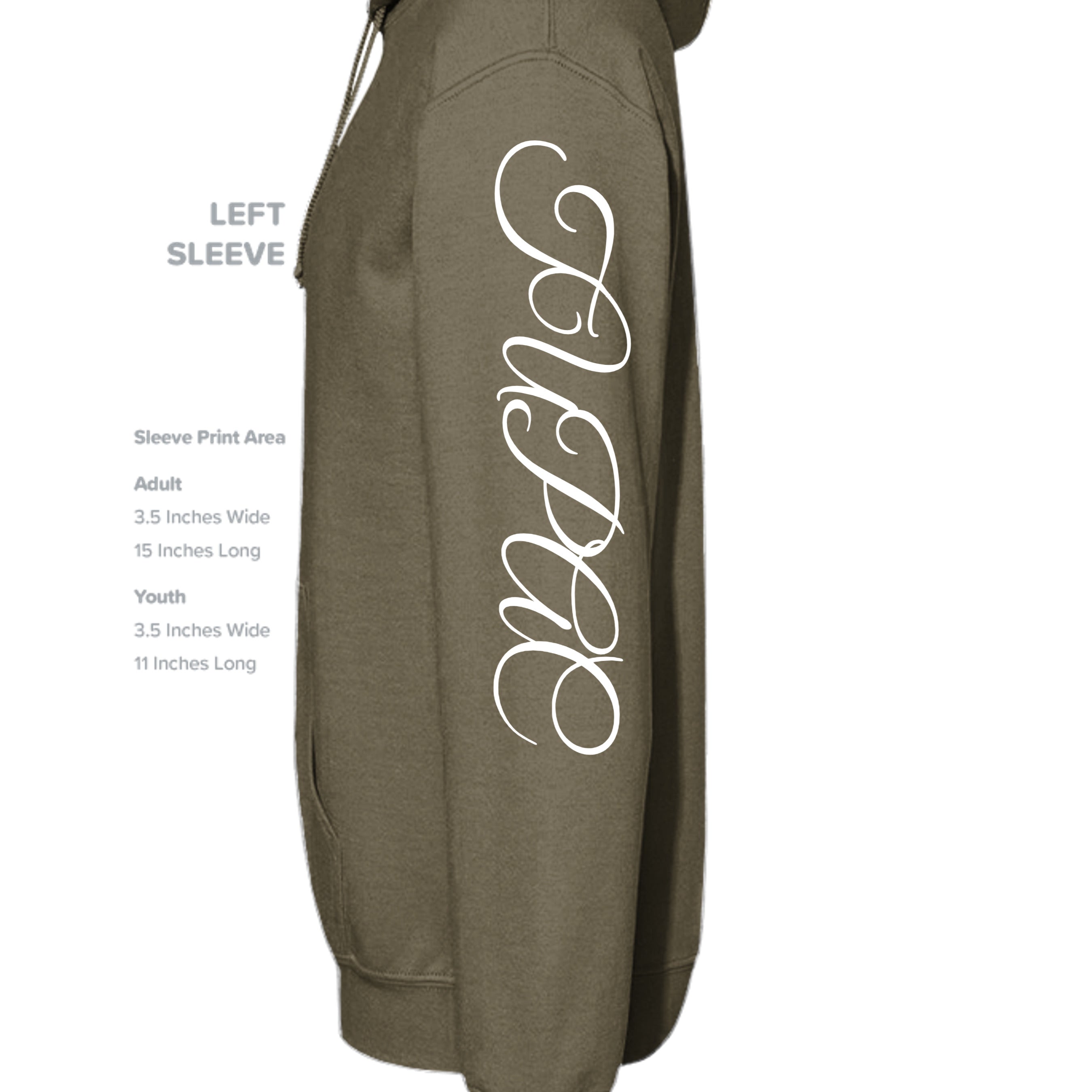 MILITARY GREEN - 9303 - SLEEVE_LEFT
