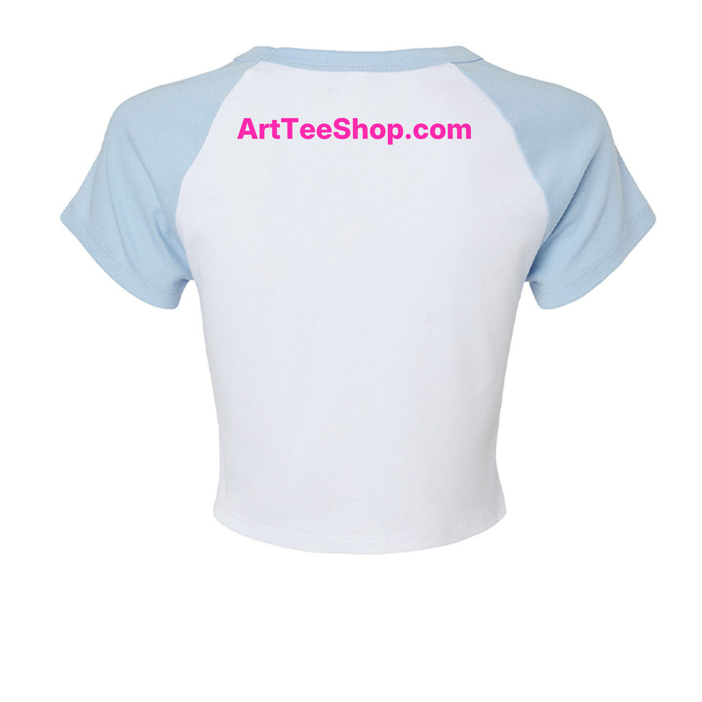 WHITE/ BABY BLUE - 1201 - BACK